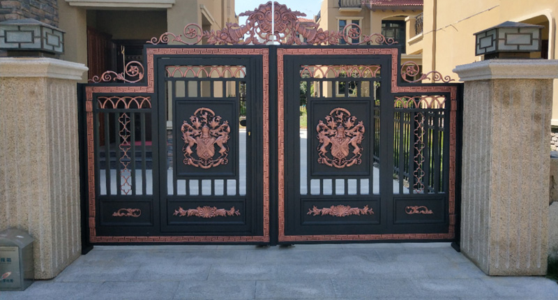 「大门」最美乡村别墅，10款豪华欧式别墅大门，自建房别墅的首选