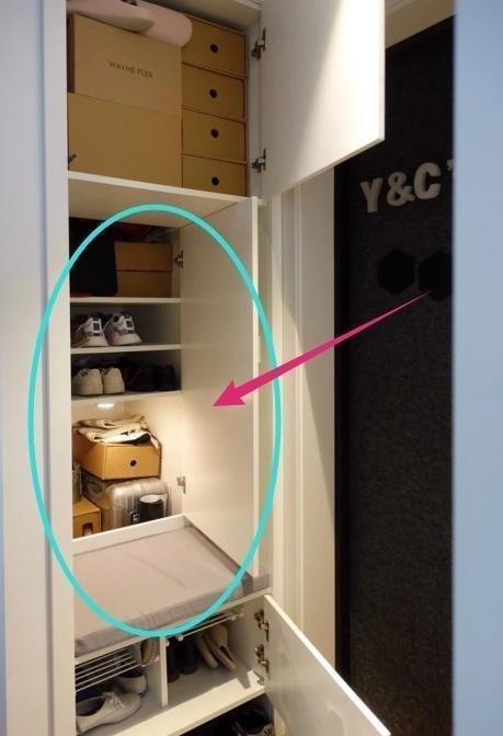 「」媳妇坚持在玄关做“柜中柜”，客厅不吊顶，完工后都夸实用！晒晒