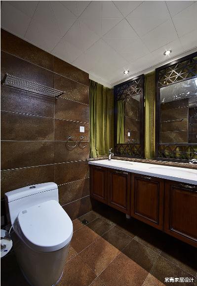 「」美式设计太费钱，180㎡花60万，自带露台，完工后高贵典雅！