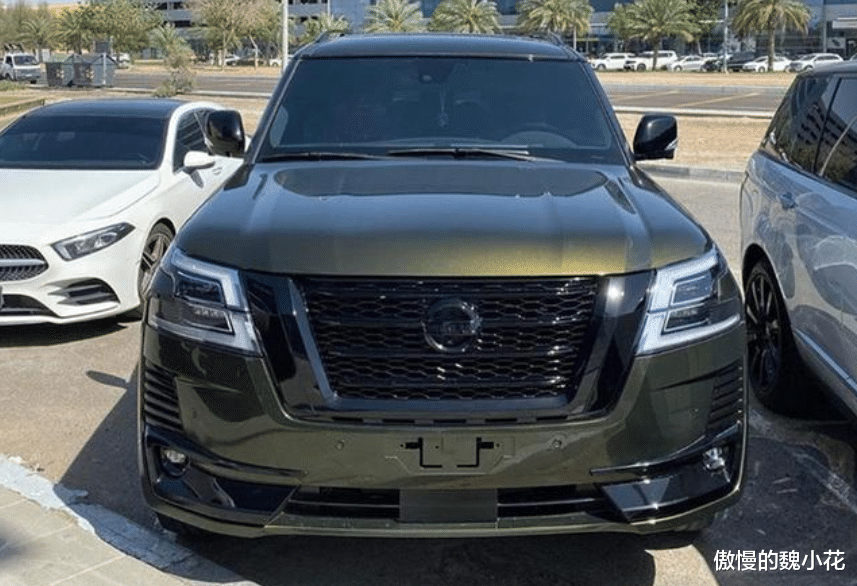 「途乐」首批军绿色“日产途乐”曝光,6月底正式交付,动力赶超奔驰GLS!