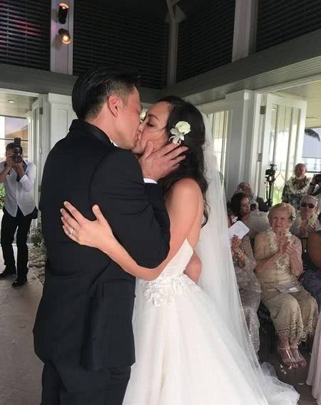 安志杰因为拍摄电影和女友相识,在一年之后安志杰向女友结婚,随后他们