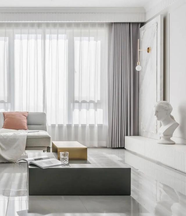 @116㎡简约风极简装修，大方质感，朴实无法，设计体现高级感