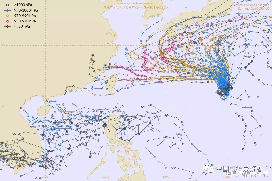 中国气象爱好者|双台风胚胎出现，14号灿鸿即将生成！它的路径极其复杂