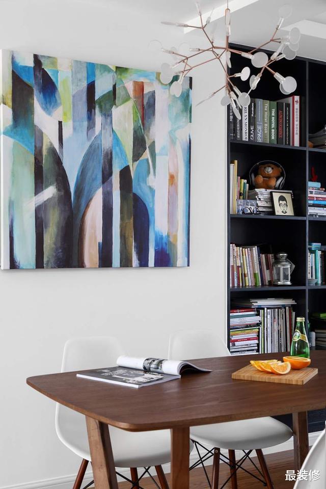 ##85平简约北欧风装修，经典黑白灰，时尚又大气！