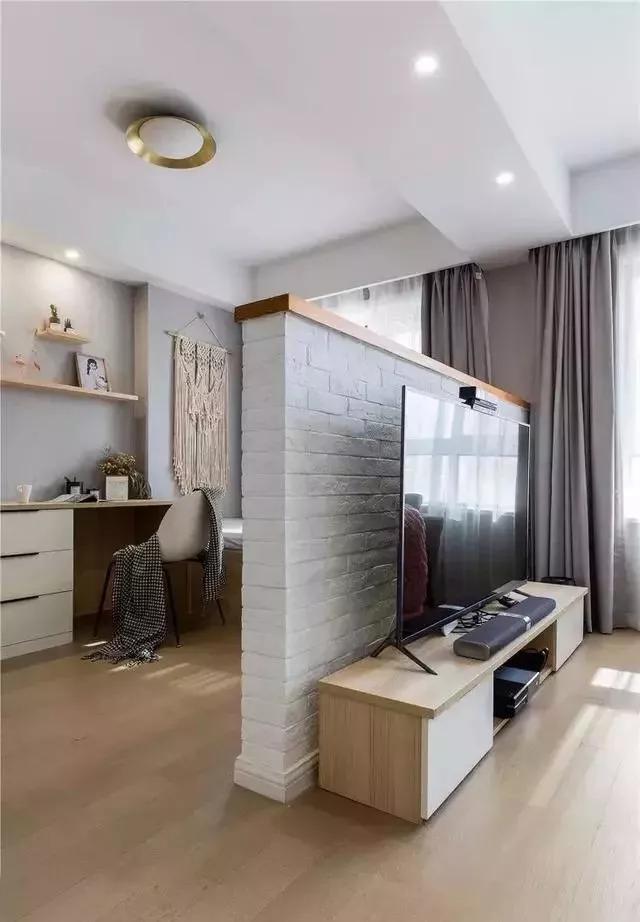 ##我见过最具实用的北欧风，108㎡客厅竟隔出10㎡的书房，太棒了！