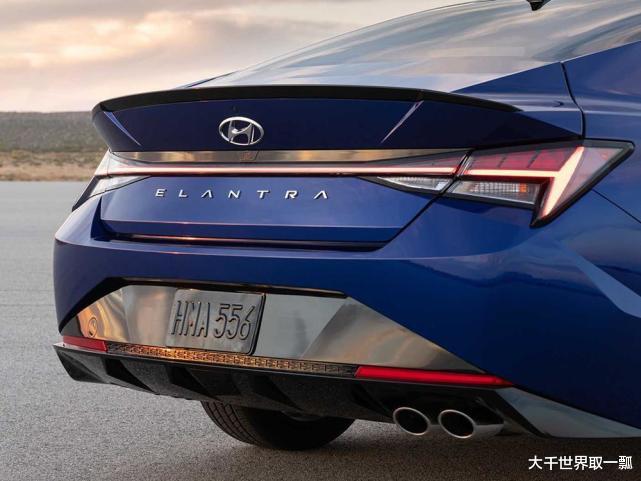 现代伊兰特|停产8年终于再次回归，比本田思域漂亮十倍，全系四缸或售8万