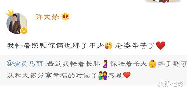 【马丽】38岁马丽被曝已经成功生产，母子平安，小11岁老公细心照顾