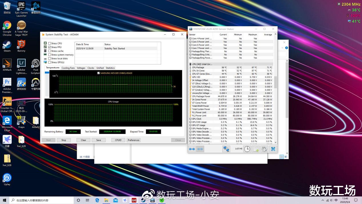 5G|Intel CPU功耗为45W，但为什么游戏本的电源的功率都这么大呢？