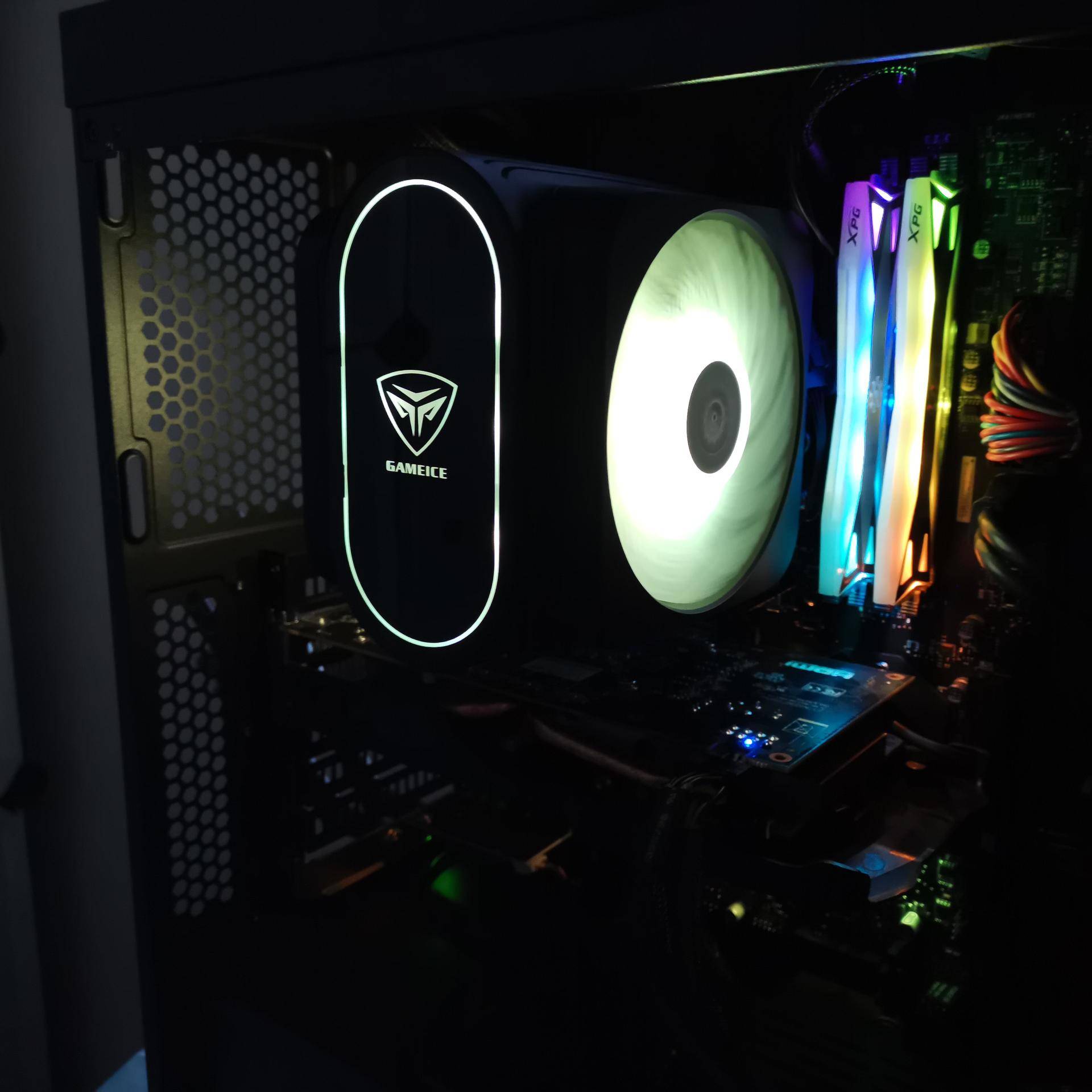 小米科技|真材实料有颜值——超频三 东海逐鹿 GI-D66A RGB 塔式散热器开箱