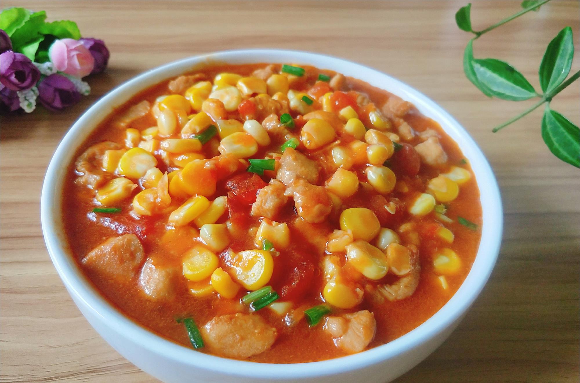 玉米@减肥期间常吃的一道荤菜，酸甜饱腹，低脂低卡，瘦身也不亏待自己