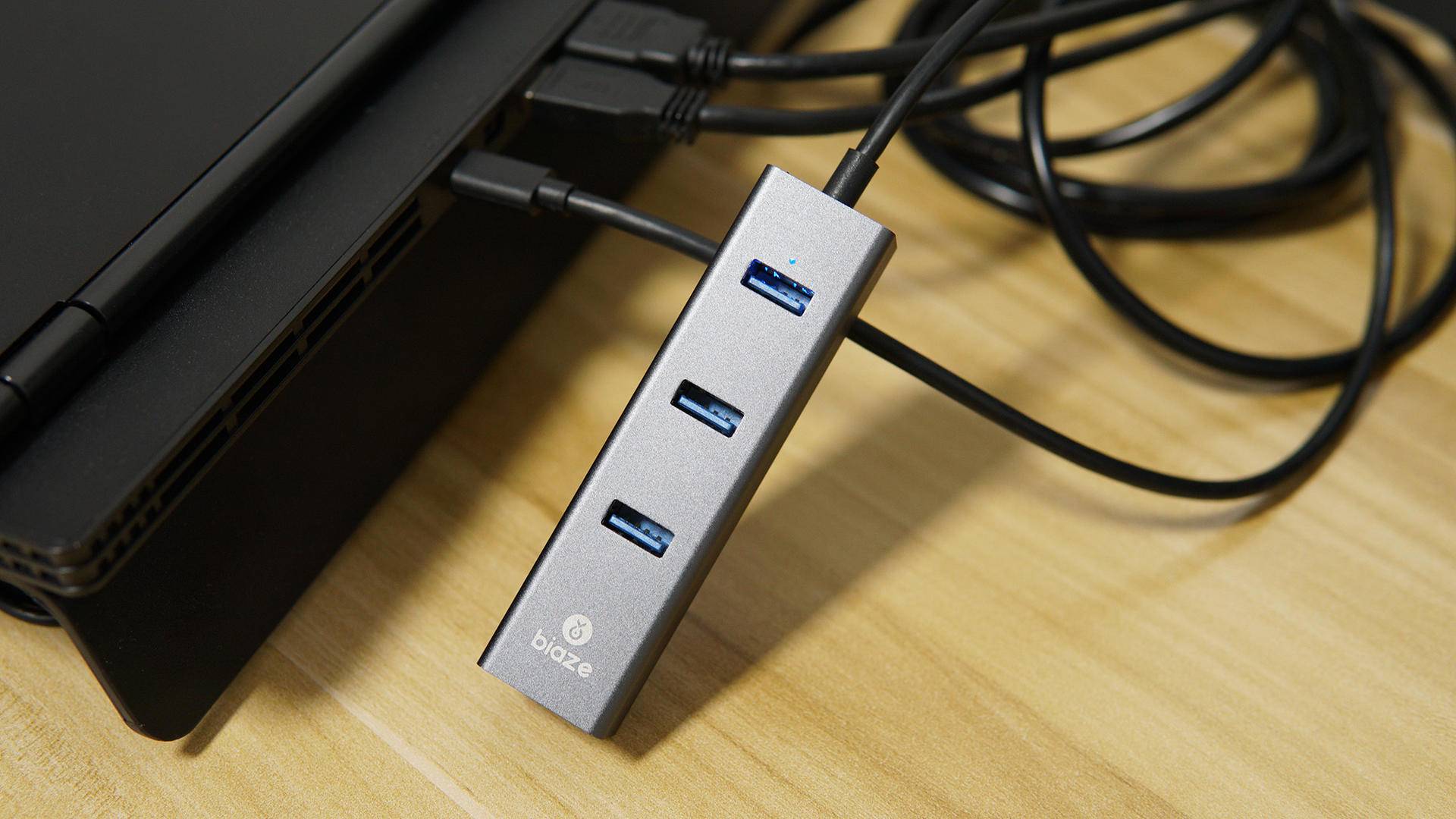 华为|USB接口数量不够用 毕亚兹Type-C扩展坞HUB使用体验评测