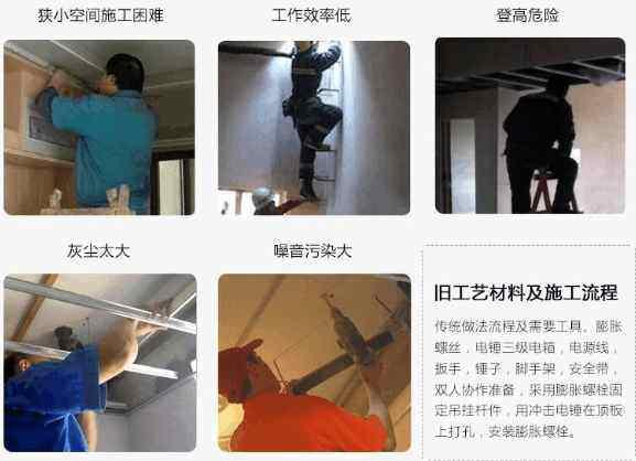 吊顶打孔用电锤又脏又累还危险, 如今流行这样做, 速度快又结实