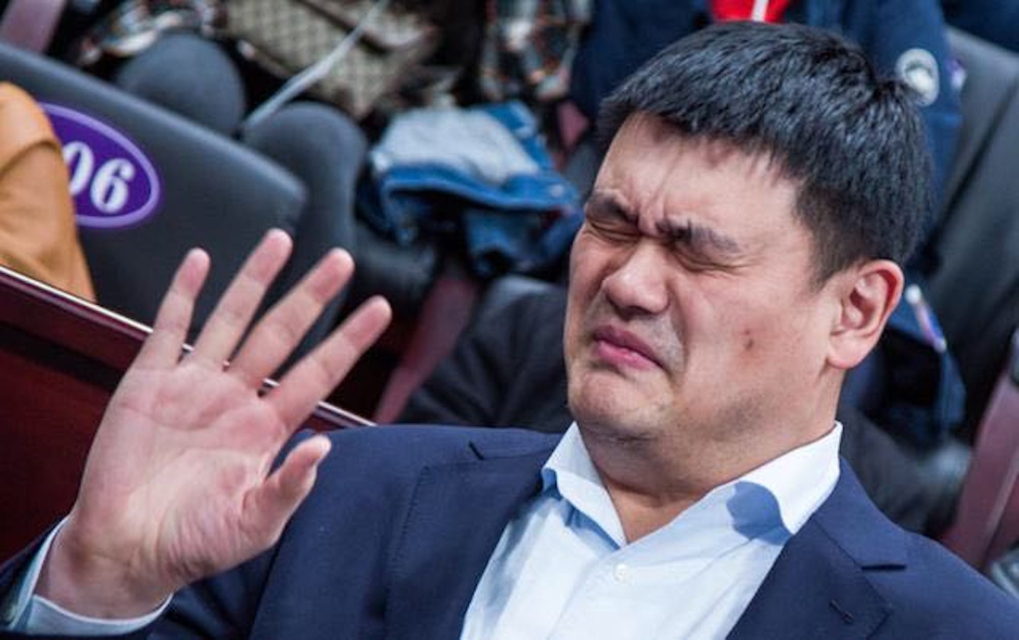 【勒布朗·詹姆斯】用15元组NBA状元“宇宙队”:詹皇5+姚明4+欧文3+格里芬2+胖虎!