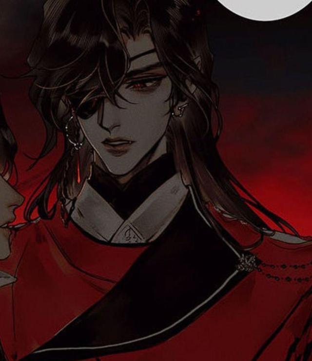 天官赐福|《天官赐福》“妖艳妃”登场，花城真容又美又邪，漫画质量高