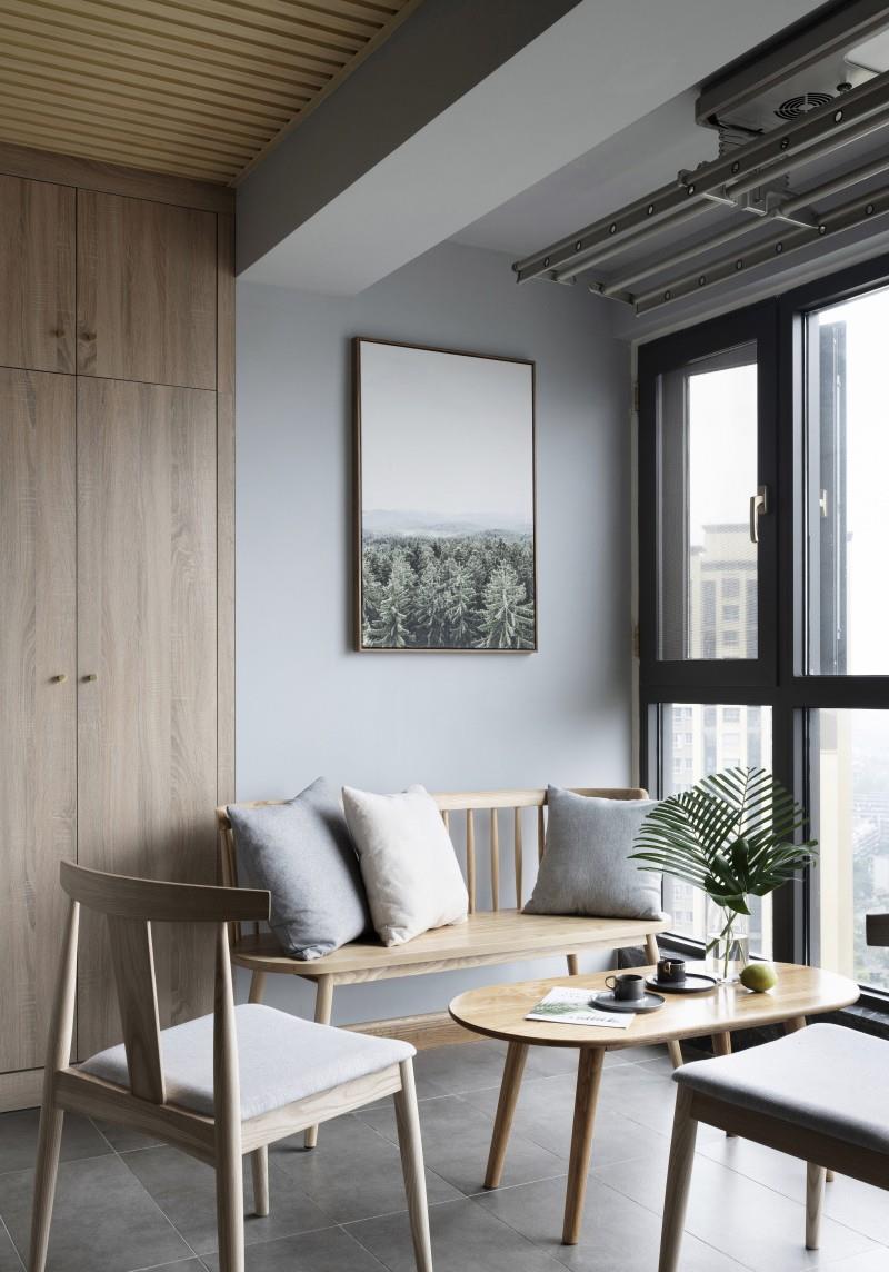 @220㎡原木风设计，4室2厅3卫，一进门，就被客厅迷住了