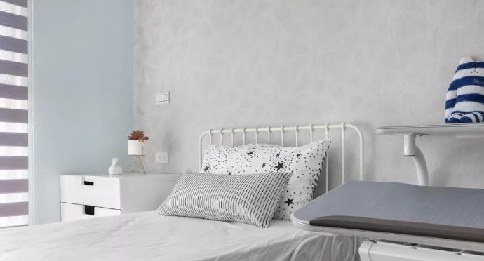 「」112平北欧风三居室，小清新的配色让人一眼就爱上了，好喜欢！