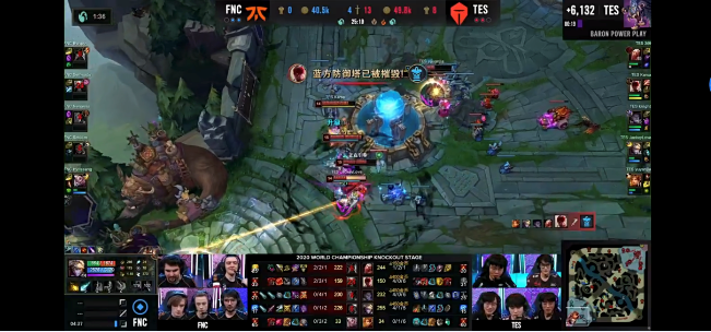 tes战队|S10八强赛：TES让二追三逆转FNC，晋级四强
