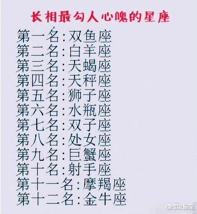 白羊座■12星座谁长相勾人心魄,12星座谁分手有骨气,12星座谁生气动静大