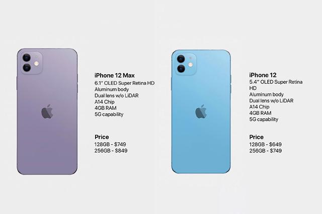 苹果▲更详细的苹果iPhone 12信息来了：标配4GB内存起步，全系支持5G