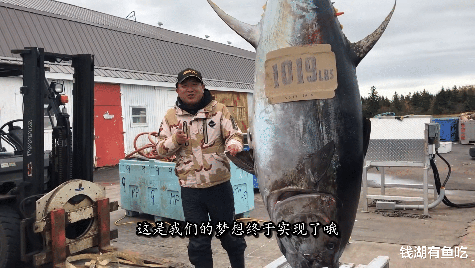 |在国外钓到一条900多斤蓝鳍，到底是吃了还是卖了回国买房子？