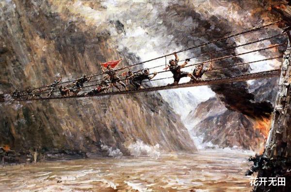 #泸定桥#红军飞夺泸定桥，守将刘文辉为何只选择拆除木板，而不选择炸桥？