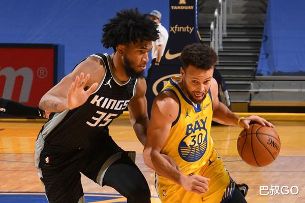 斯蒂芬·库里|狂轰79+24+21！五星勇士三节打卡，库里超越哈登，维金斯汗都没流