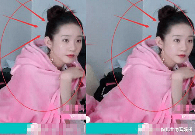 「张艺凡」同样都是扎“贴头”高马尾，张艺凡更加清纯，刘些宁却像显老十岁