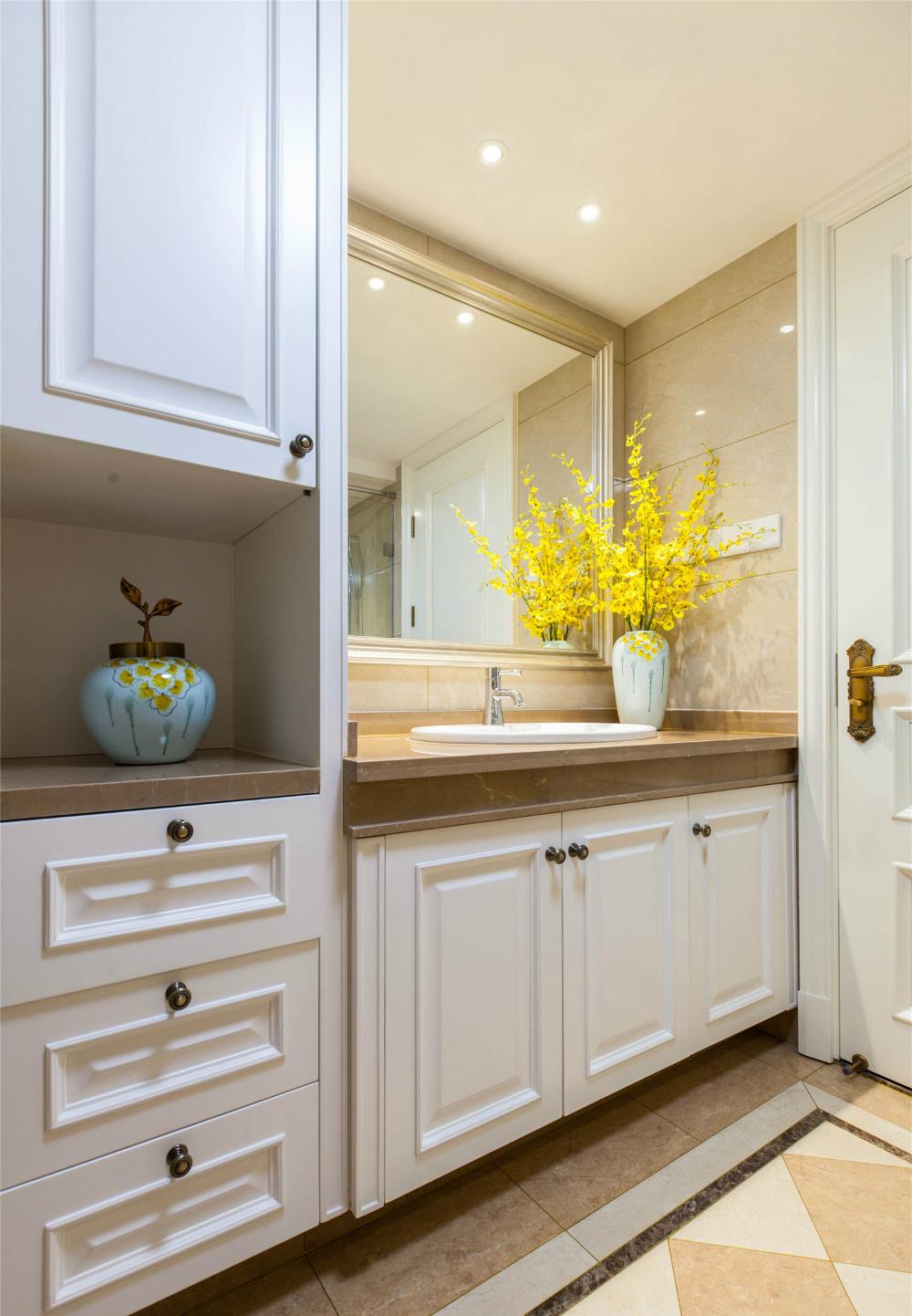 []13个卫生间洗手台设计实景图，拿去参考吧