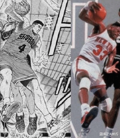 灌篮高手:看《灌篮高手》经典画面:1人模板是乔丹,最强球员灵感来自奥胖