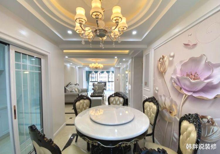 『』硬装砸了30万的新房，140㎡大三房，5米长的玄关走廊，谁见过？