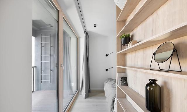 ▲麻雀虽小五脏俱全，30㎡单身公寓这样装，不比别人家精装修差多少