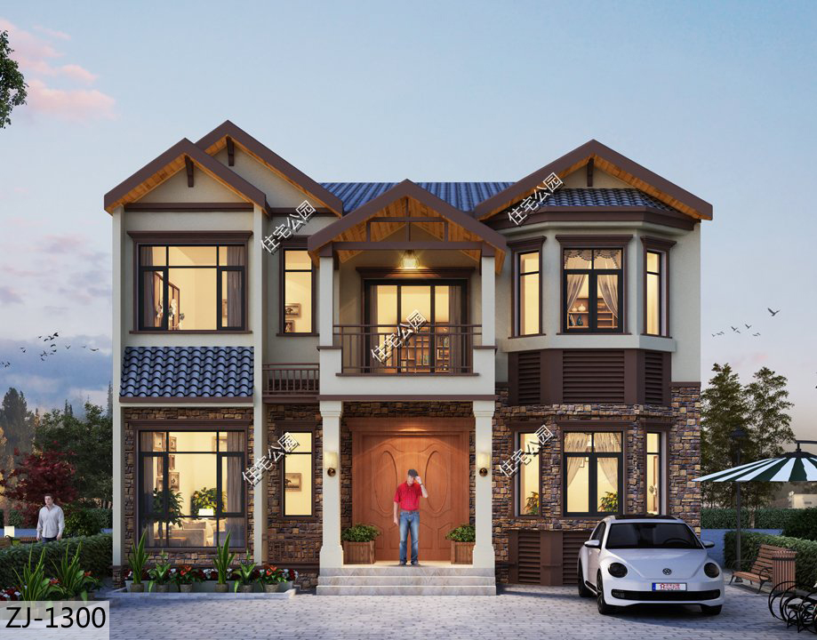 |两侧有邻居不能开窗,房屋应该怎么设计?这3套图纸来教你