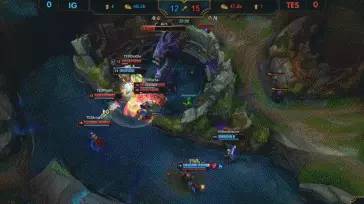 [ig]Ning王睡醒梦回S8！puff月男月下独舞！IG 2: 0 TES ！