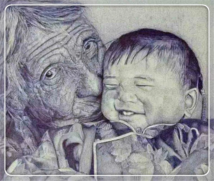 男孩上课用圆珠笔作画，老师觉得不学无术，但专家看见后却自叹不如