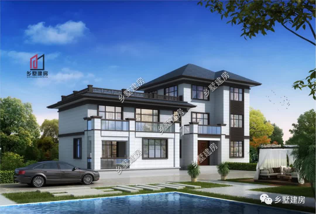 |不跟风不俗套,别具一格的19×9米三层别墅,可以来一套