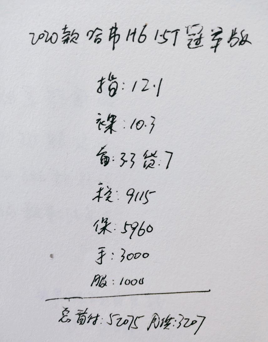 SUV|25岁小伙喜提哈弗H6，空间大家用很合适，分享900公里用车感受