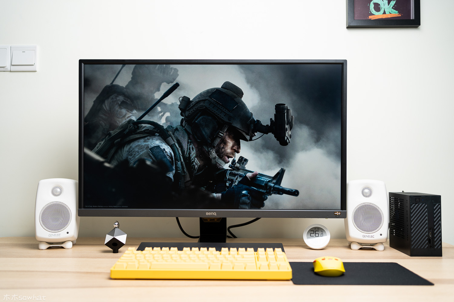 hdr|32寸+4K+HDR10，大屏搭配迷你主机搭建极简桌面