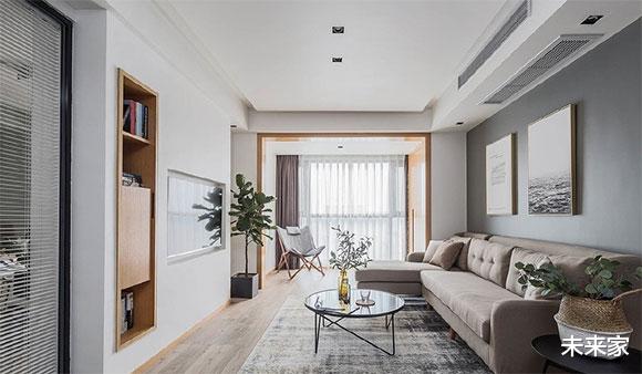 【】温馨实用的简约风格三房装修，强大的收纳设计，拯救强迫症的你我