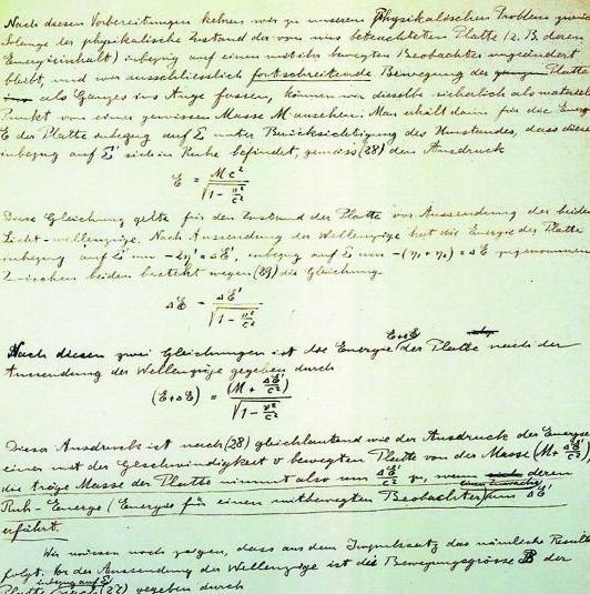 『爱因斯坦』爱因斯坦为何不敢公开手稿，而是全部烧毁？或许是手稿记载了这些