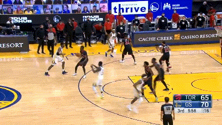 詹姆斯·哈登|團(tuán)戰(zhàn)可以輸，庫(kù)里必須死！5個(gè)包夾回合，庫(kù)里恨死猛龍了！