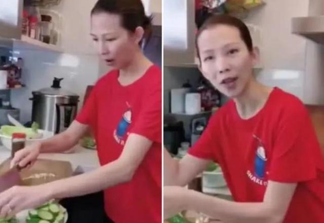 衰老|有种“衰老”叫蔡少芬，46岁高龄产子后，跟丈夫合影如同两代人