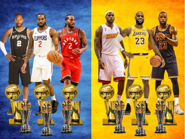 勒布朗·詹姆斯|4冠4FMVP！历史第二！詹姆斯离湖人退役他的球衣越来越近