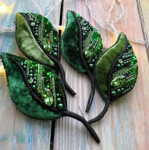 |手工珠绣饰品：普通的珠子绣起来，也能珠光宝气，美得闪闪发亮