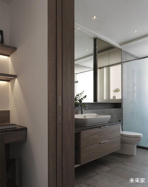 ▲很大气的大户型装修，看似简洁却特别上档次，挑不出半点缺陷