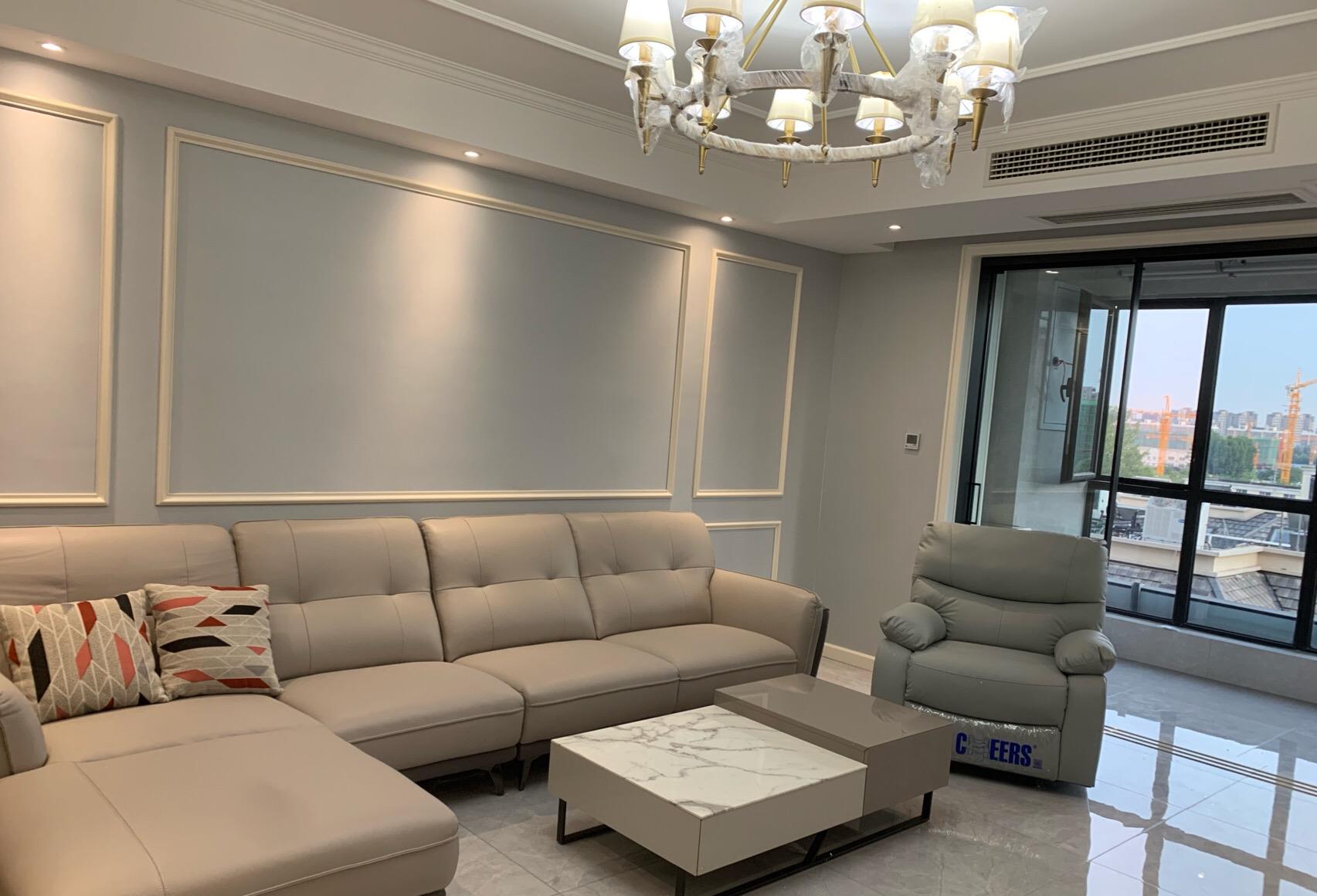 []首套新房自己设计，完工后特漂亮，餐厅设计卡座非常喜欢，晒晒！