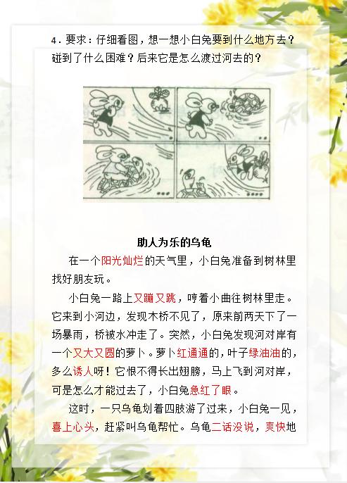 『小学语文』小学语文看图写话（附范文），语文老师强烈推荐，家有小学生珍藏