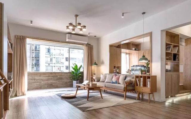 :116㎡原木装修,主卫改衣帽间太实用了,书房装榻榻米,晒晒