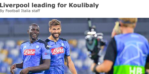 「利物浦」利物浦这笔重磅互换赚大了？用1漏勺+7千万欧，可签下意甲最强中卫