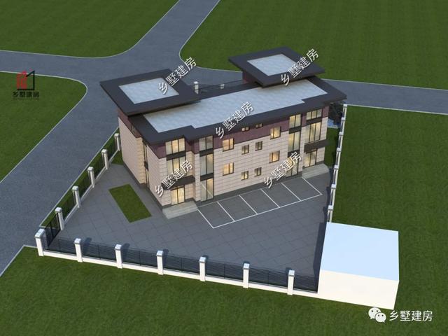 ##农村现代风双拼别墅,轻奢中带着质感,简约而至美!