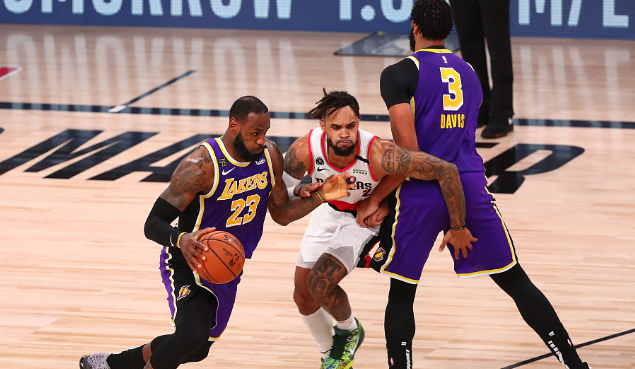 AMD|2-1反超！湖人116-108开拓者，詹姆斯38+12+8，利拉德34+7